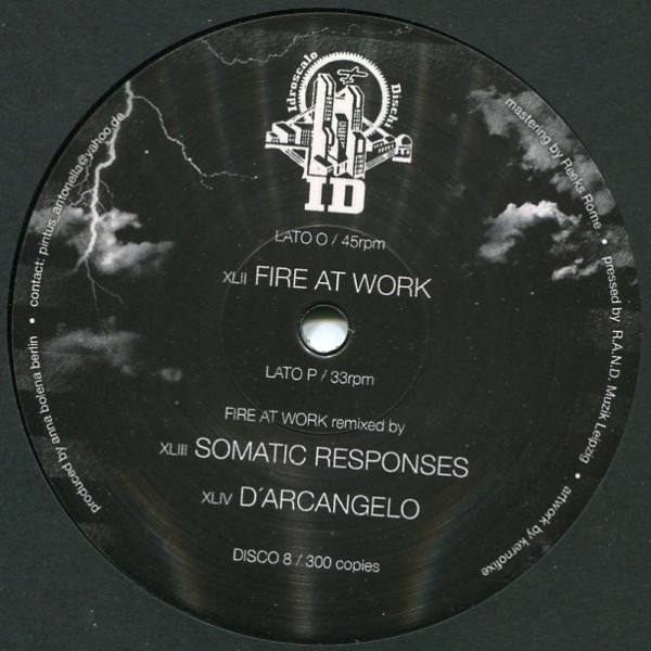 Fire at Work: Resurrection (incl. Rmx by Somatic Responses & D'Arcangelo)