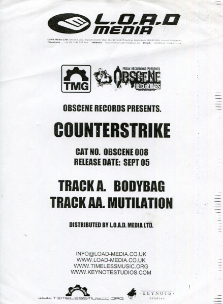 Counterstrike - Bodybag / Mutilation White Label