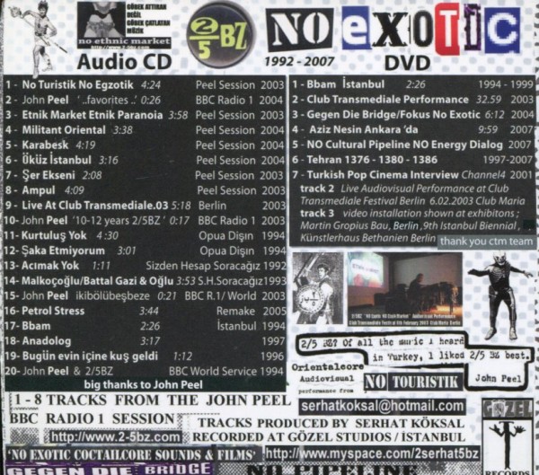 2/5 BZ: No Exotic (CD + DVD-V)