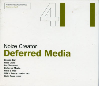 Noize Creator: Deferred Media CD