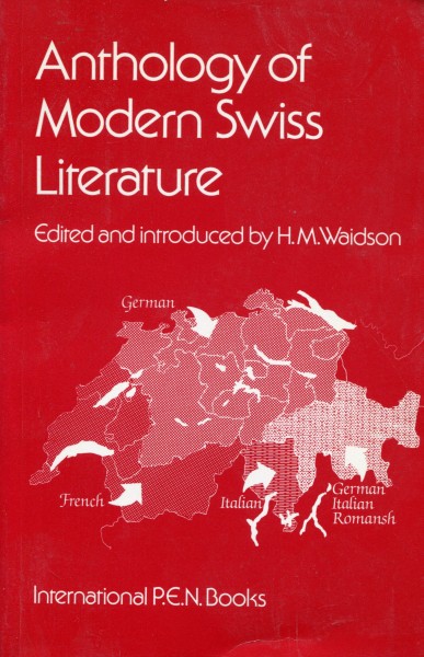 H.M.Waidson: Anthology of Modern Swiss Literature