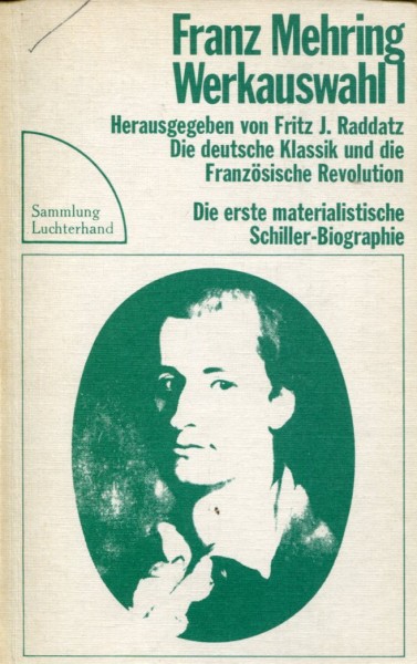 Franz Mehring: Werkauswahl I
